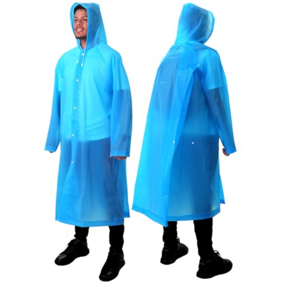 Emergency Poncho Rain - ANYOO Confezione da 2 Poncho Antipioggia