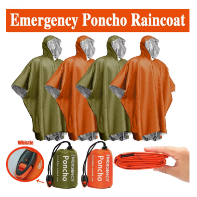 Poncho Termico Monouso in Allu - Emergency Poncho Rain recensione e prezzo